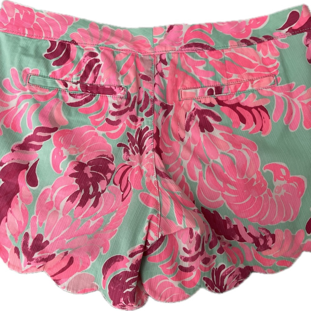 Lilly Pulitzer Vibrant Pink and Aqua Shorts - Picture 6 of 6